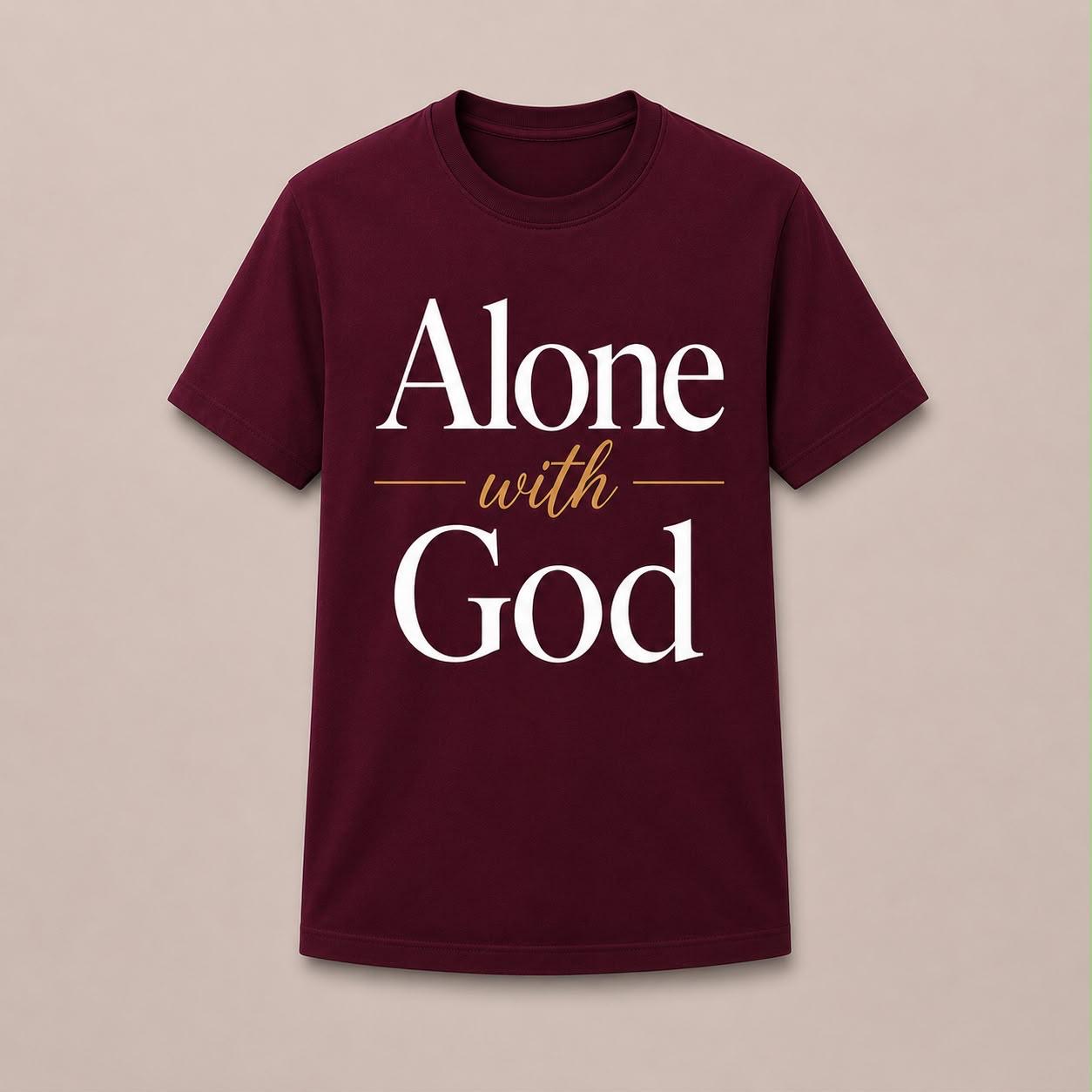 Wine Alone with God premium T-shirt
